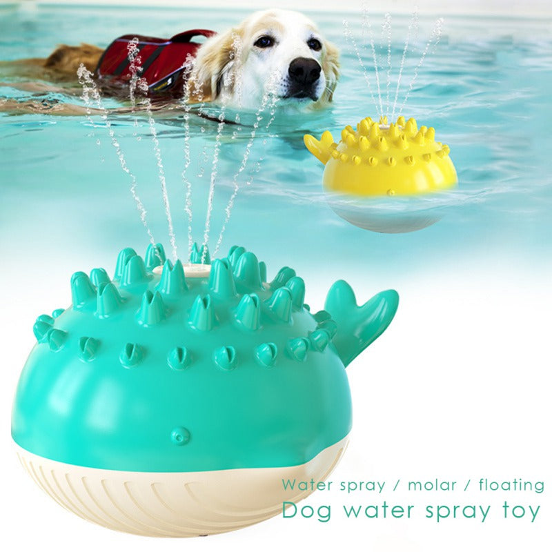 Electric Floating Water Spray Dog Toy