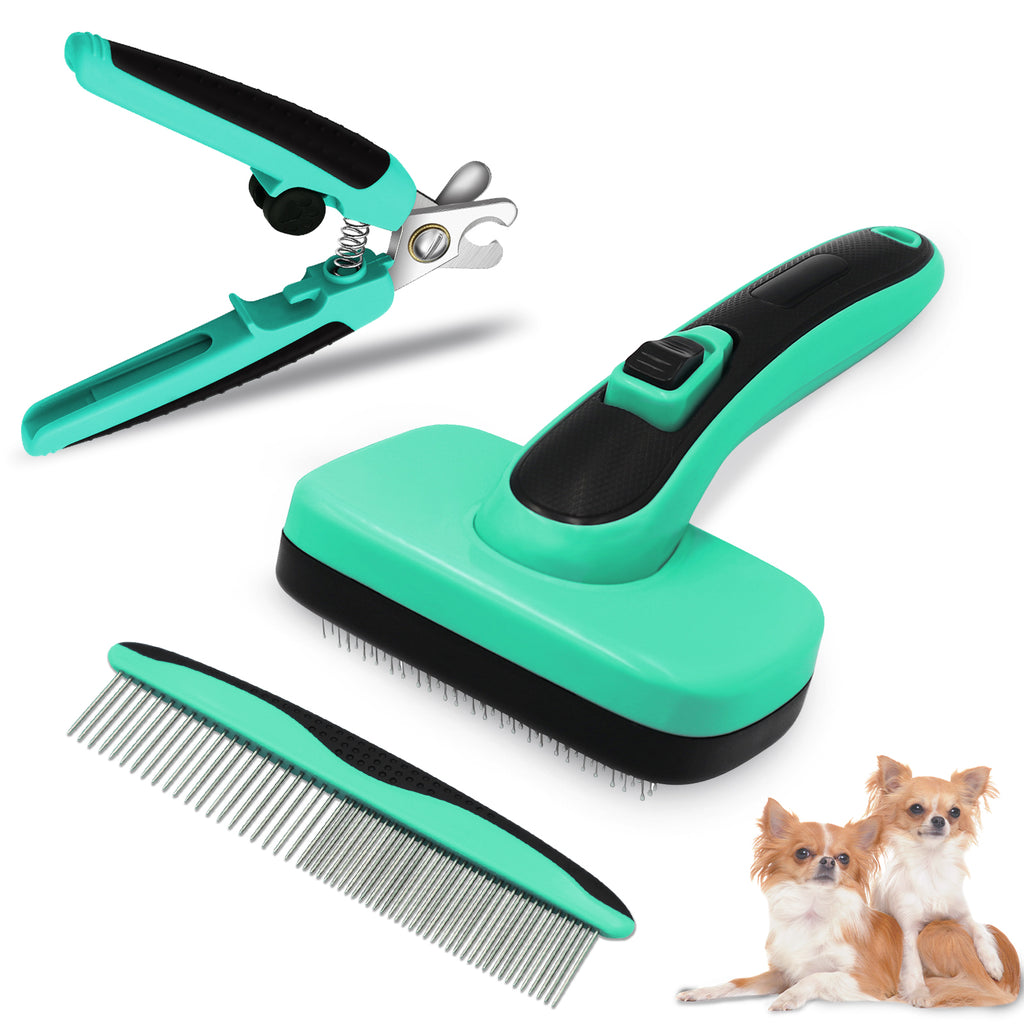 Retractable Pet Hair Removal Comb