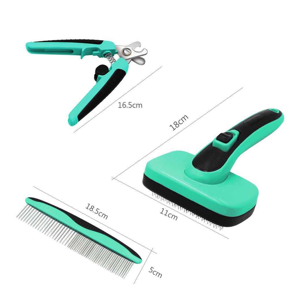 Retractable Pet Hair Removal Comb