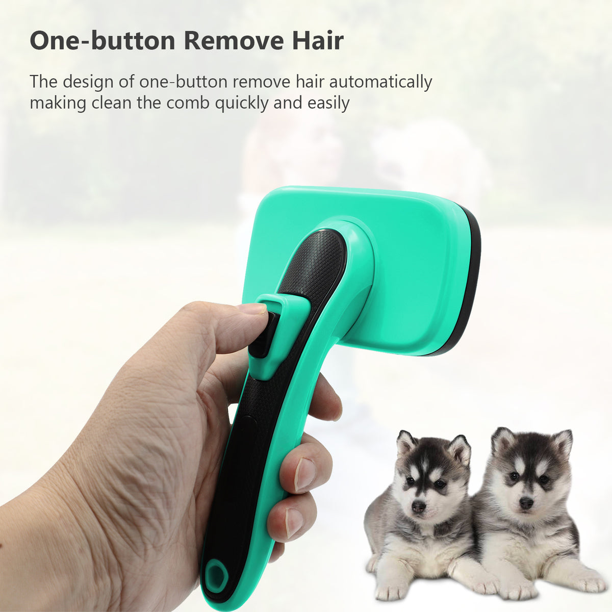 Retractable Pet Hair Removal Comb