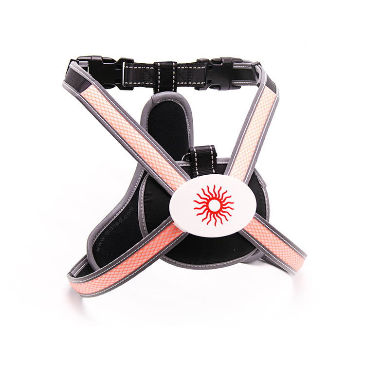 Led Dog Chest Strap Retractable Traction Rope