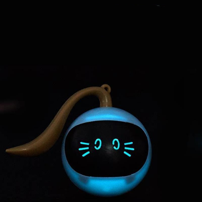 Interactive Colorful LED Rotating Pet Ball