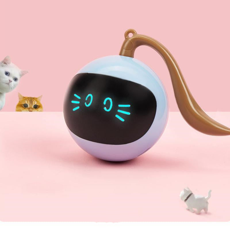 Interactive Colorful LED Rotating Pet Ball