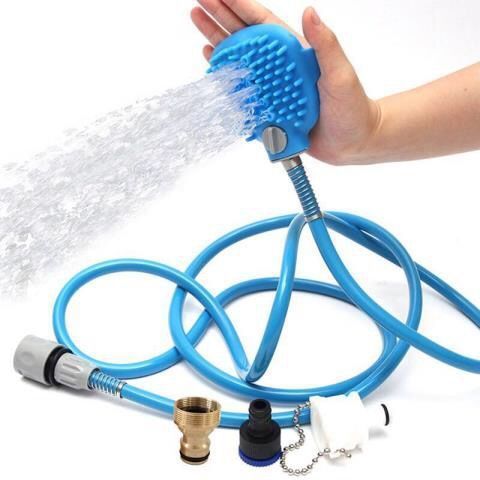 Pet Bath Sprinkler And Massage Brush