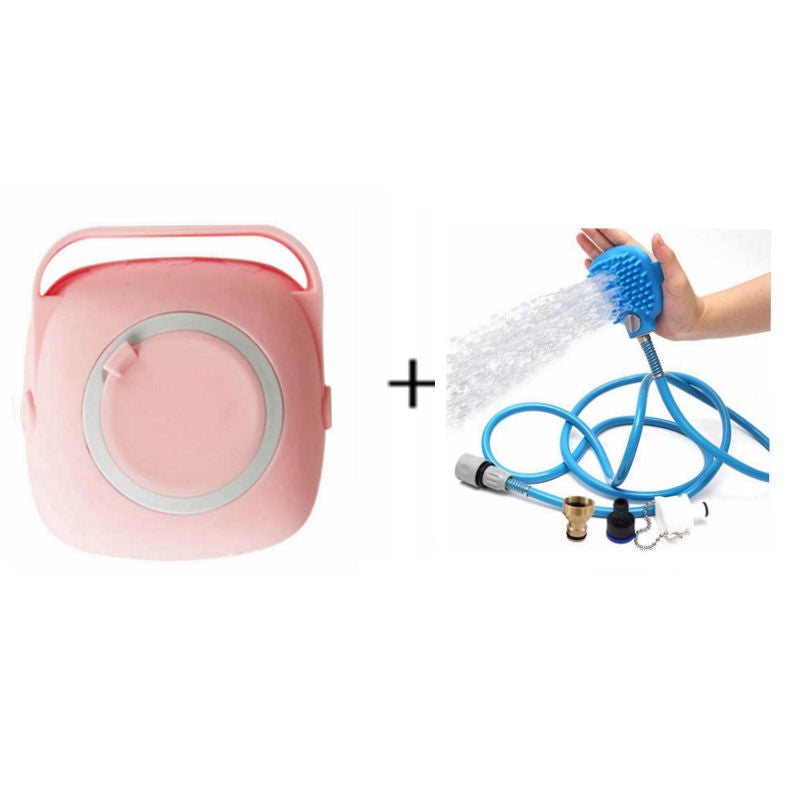 Pet Bath Sprinkler And Massage Brush