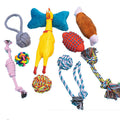 Dog Toy 10-Piece Set, Resistant To Biting Teeth