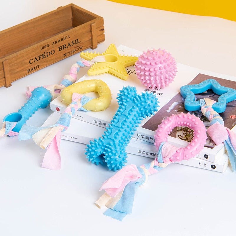 Pet Toy Dog Bite Rubber Tpr Knot Toy