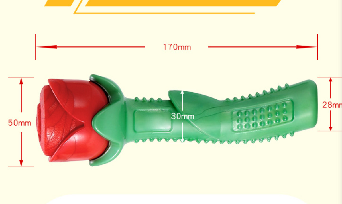 Yellow Rose Dog Molar Stick
