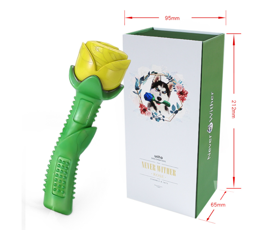 Yellow Rose Dog Molar Stick