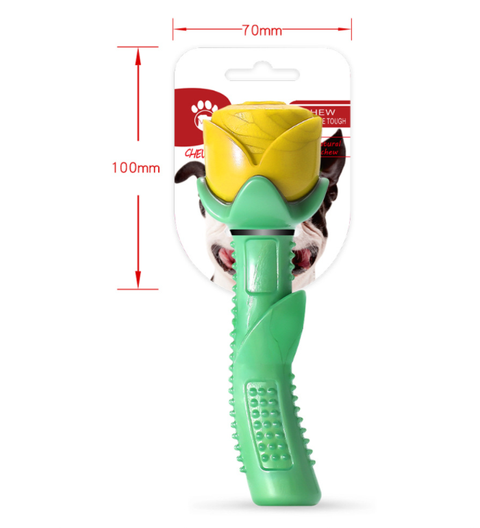 Yellow Rose Dog Molar Stick