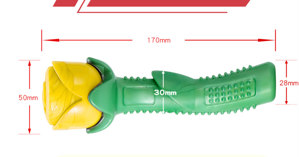 Yellow Rose Dog Molar Stick