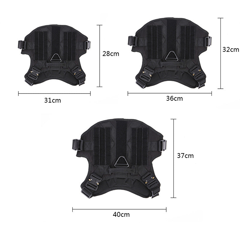 Portable Tactical Dog Backpack Vest