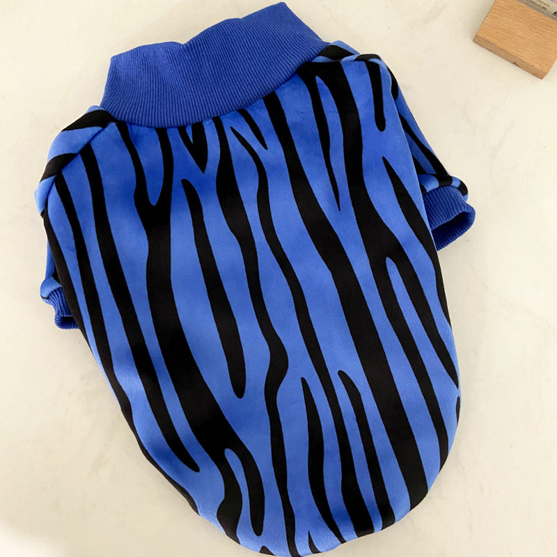Stretch And Fleece Thick Sweater New Autumn And Winter Clothes For Young Small Dogs