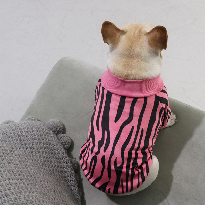 Stretch And Fleece Thick Sweater New Autumn And Winter Clothes For Young Small Dogs