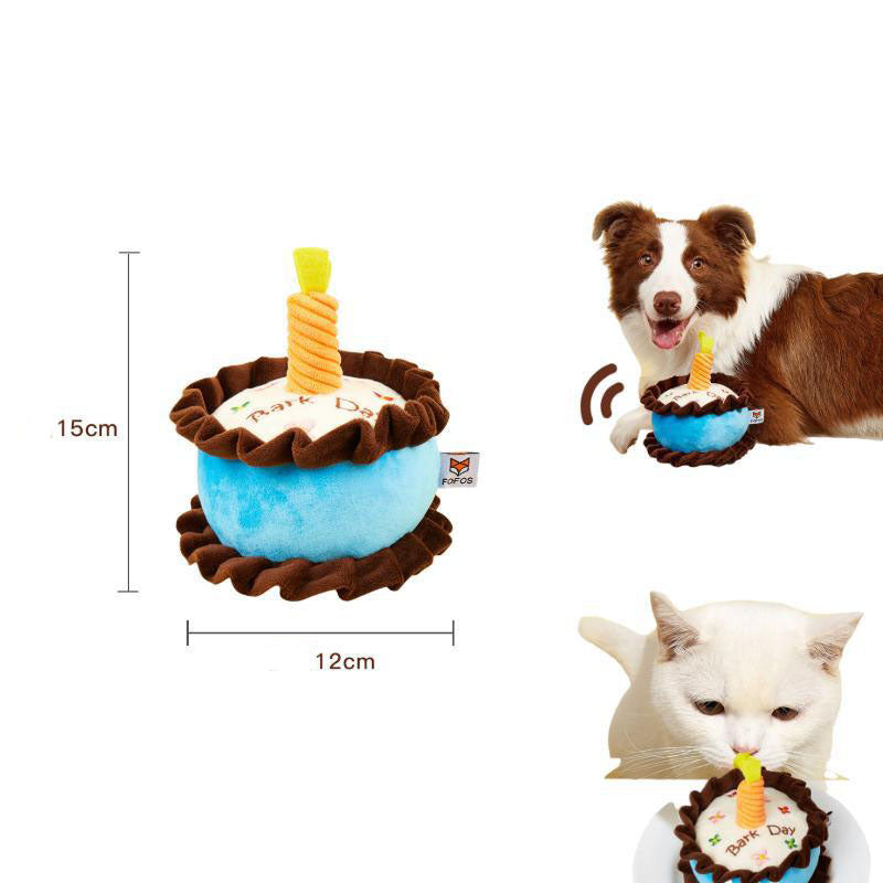 Bite-Resistant Teething Catnip Cake Toy