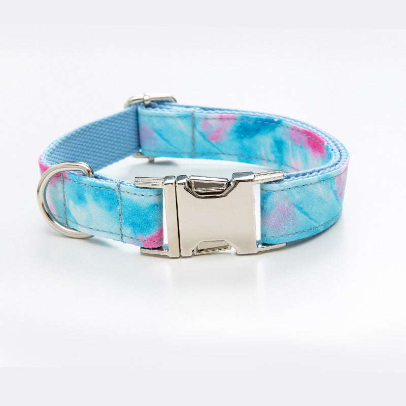 Printed Pet Collar Traction Rope Set