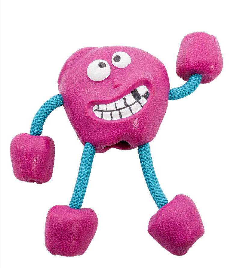 Milk-Flavored Rubber Sounding Dog Toy