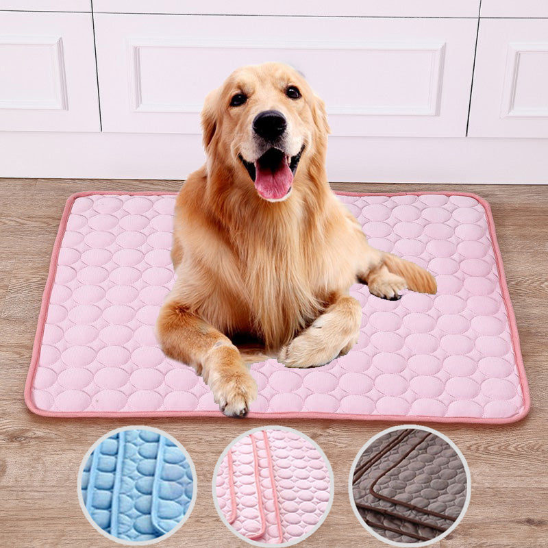 Portable Summer Ice Silk Cooling Pet Pad