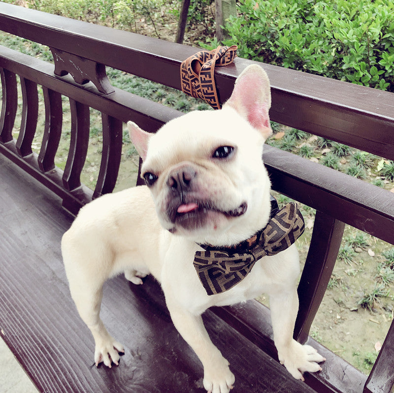 Pet Bow Tie Dog Bow Tie Removable Handsome And Customizable Collar