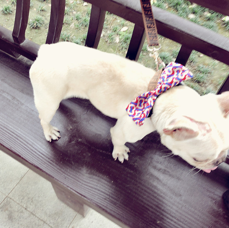 Pet Bow Tie Dog Bow Tie Removable Handsome And Customizable Collar