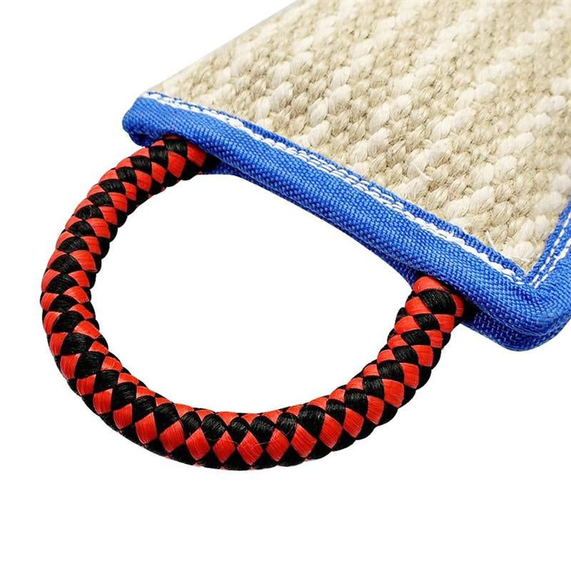 Thickened Hemp Three-Ring Bite Pillow, Hold And Take Training Bite Pillow