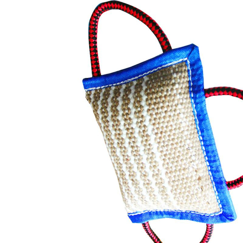 Thickened Hemp Three-Ring Bite Pillow, Hold And Take Training Bite Pillow
