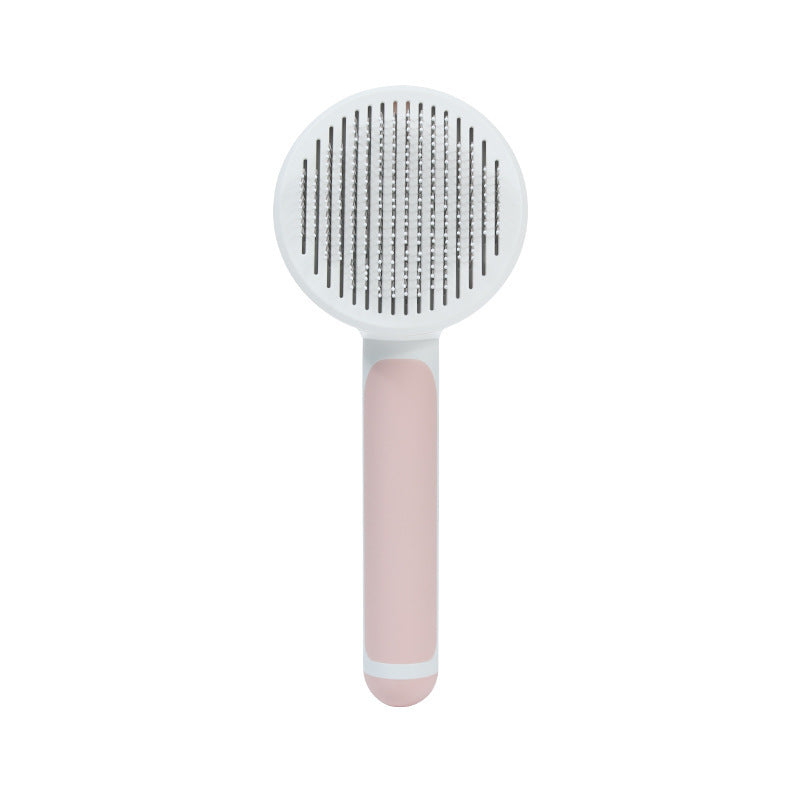 Round Handle Sticky Bead Pet Comb