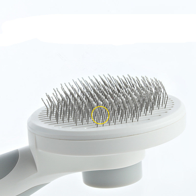 Round Handle Sticky Bead Pet Comb