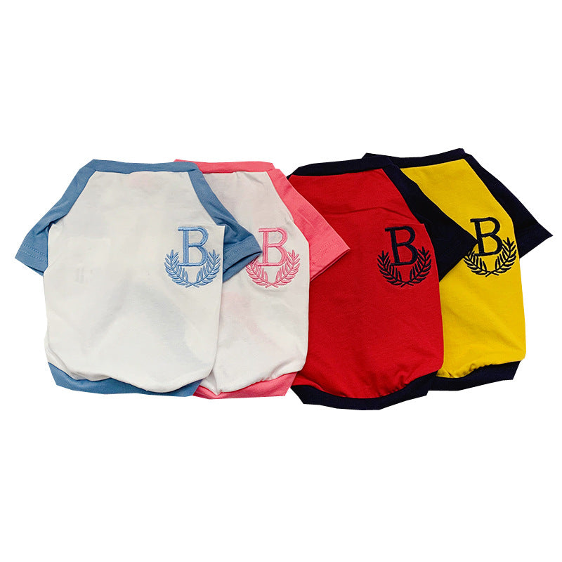 Dog Short Sleeve Parent-Child Clothing