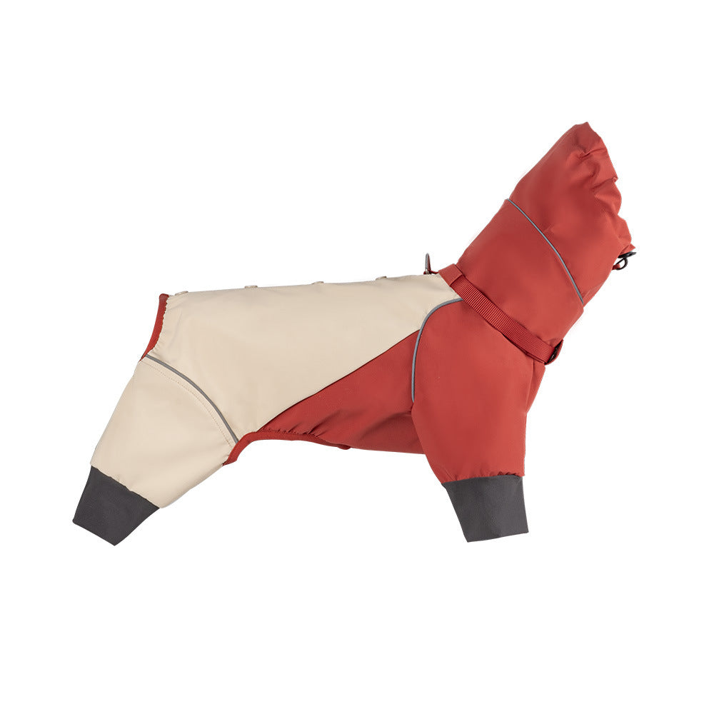 Dog Full-Coverage Outdoor Tactical Jacket With Four Legs