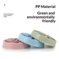 Plastic Anti-Choking Slow-Feeding Pet Bowl
