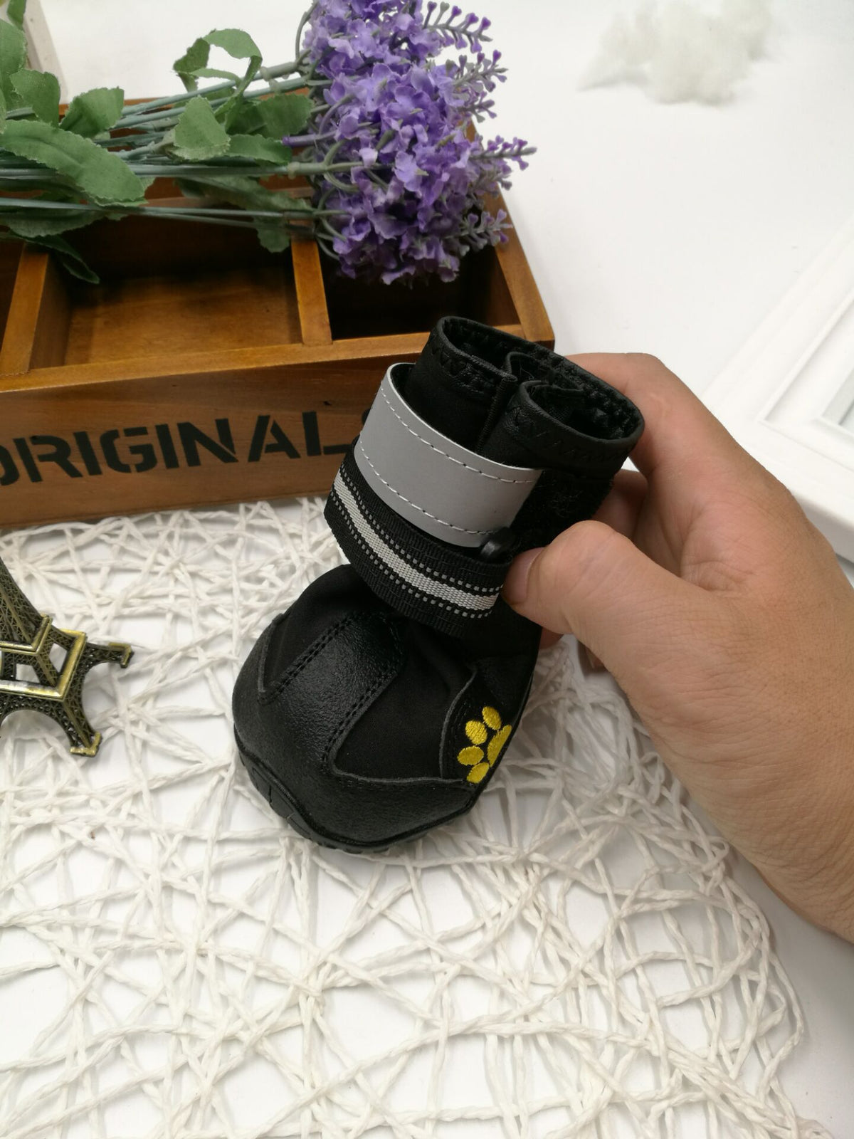 Dog Shoes With Waterproof PVC Soles