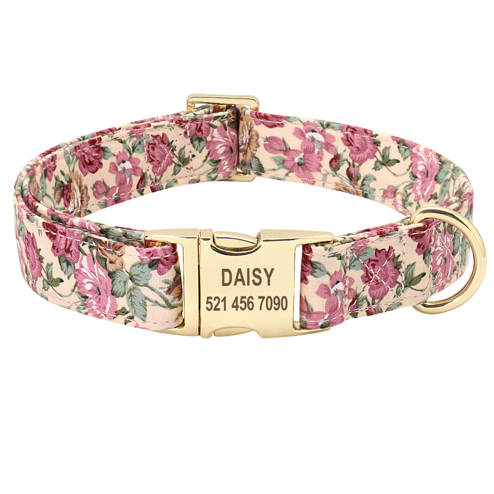 Lettering Dog Collar