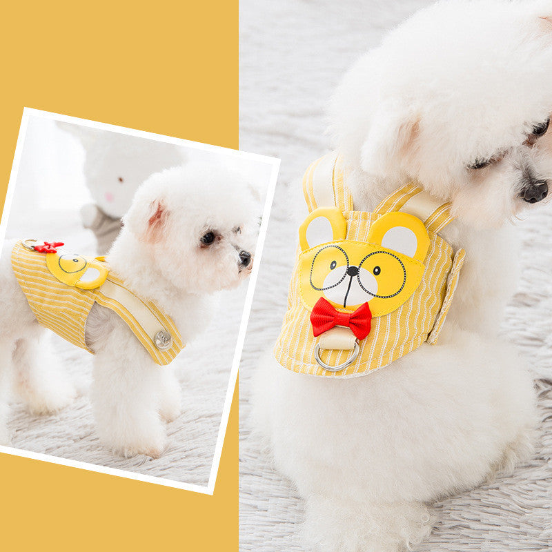 Cute Pet Dog Harness and Leash Set