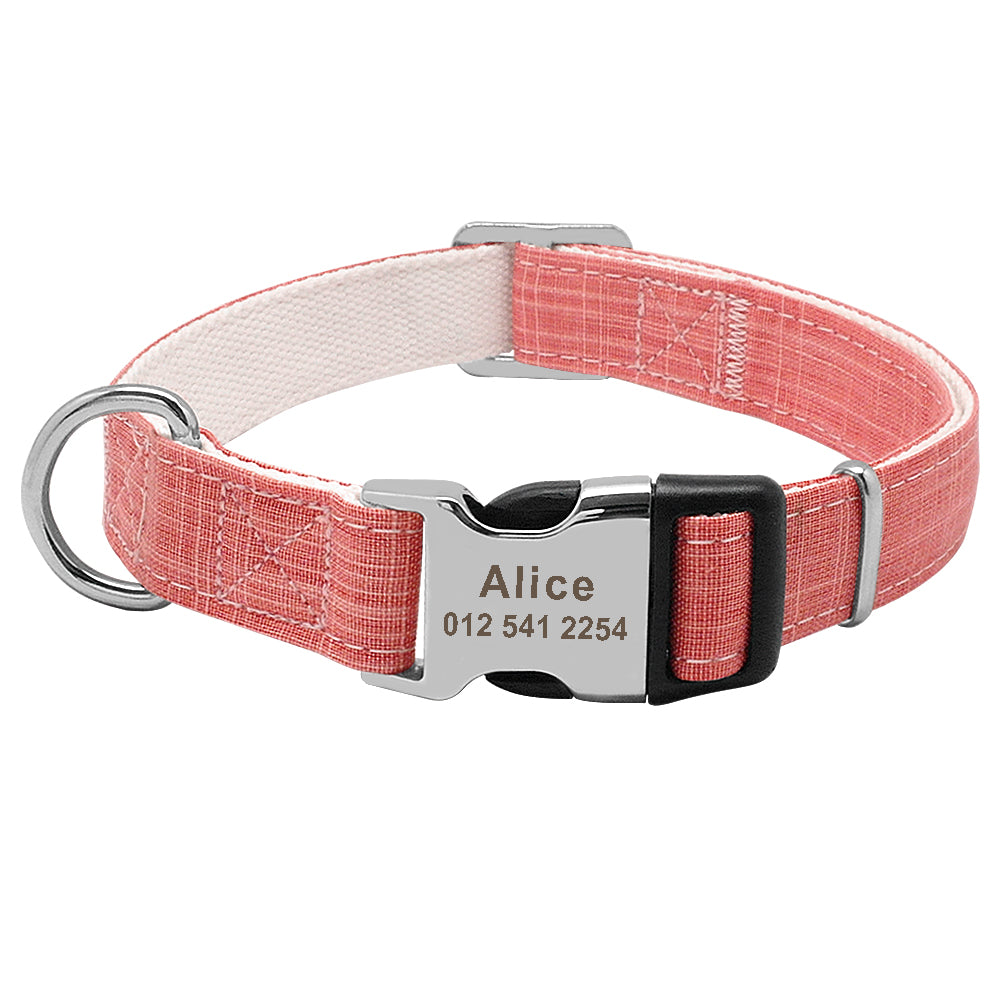 Custom Dog Collar With Engraving
