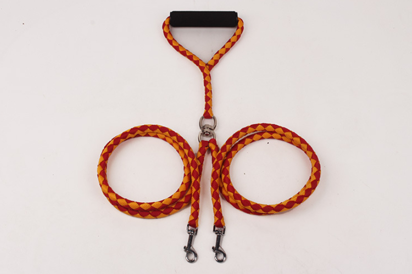 Hand-Knitted Double-Ended Dog Leash