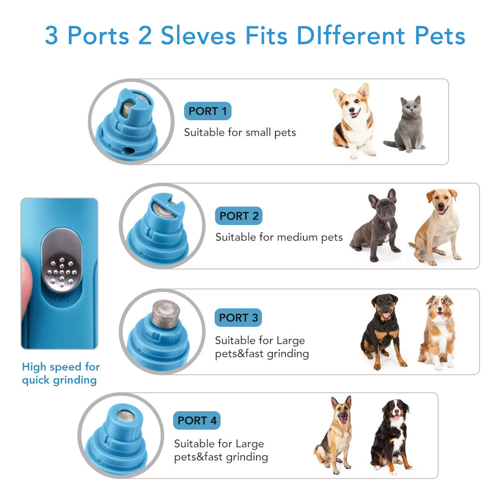 Pet Electric Nail Care Tool Set