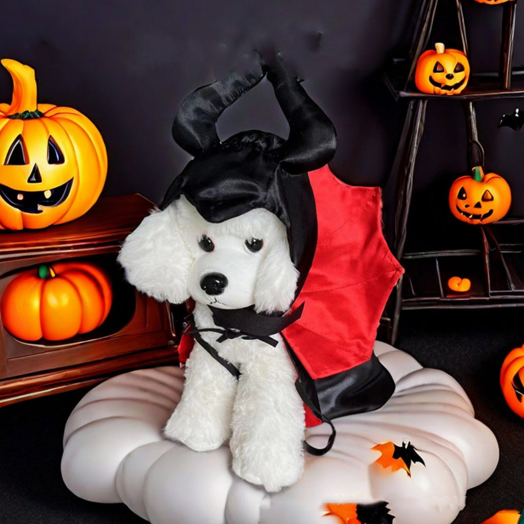 Funny Bat Dog Halloween Cloak