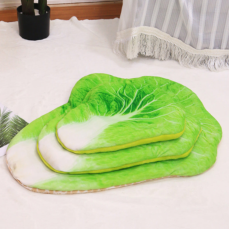 3D Food-Shaped Pet Blanket Mat