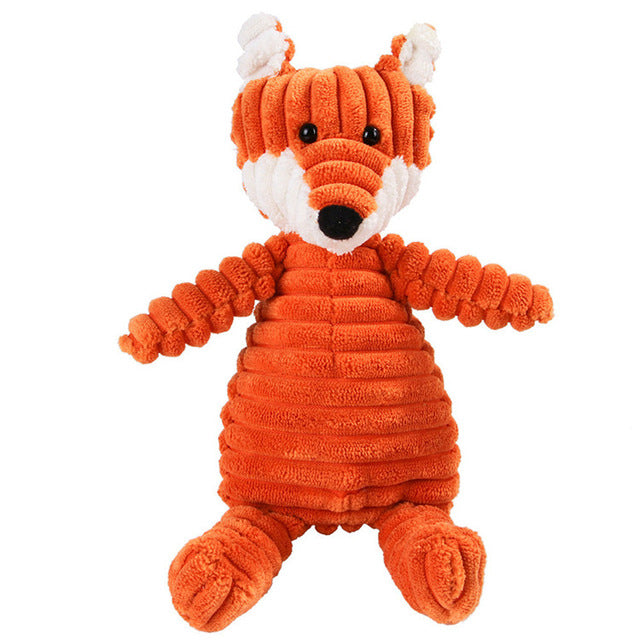 Vocal Animal Plush Dog Chew Toy