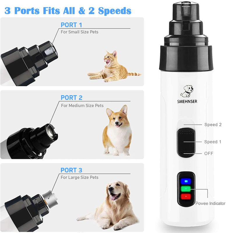 Pet Nail Polisher Electric Manicure Usb Cleaning Supplies
