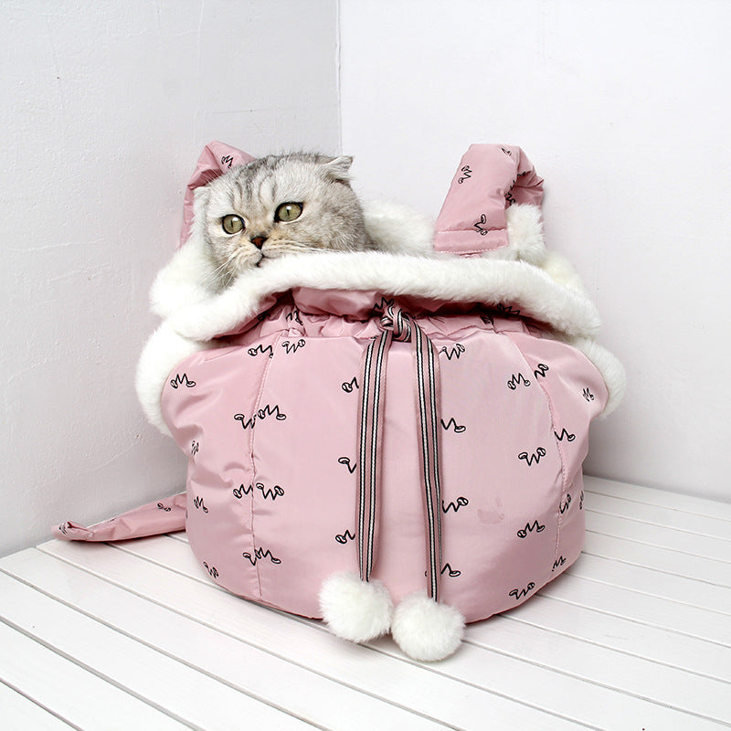 Pet Carrier Backpack for Winter Travel