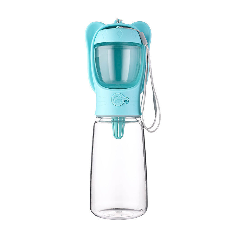 2-in-1 Dog Water Bottle With Food Container