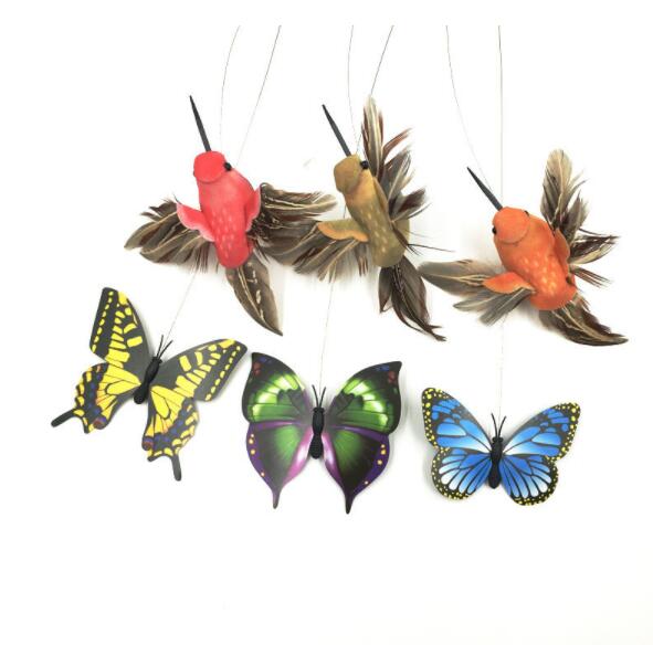 Electric Rotating Flower Butterfly And Bird Toy