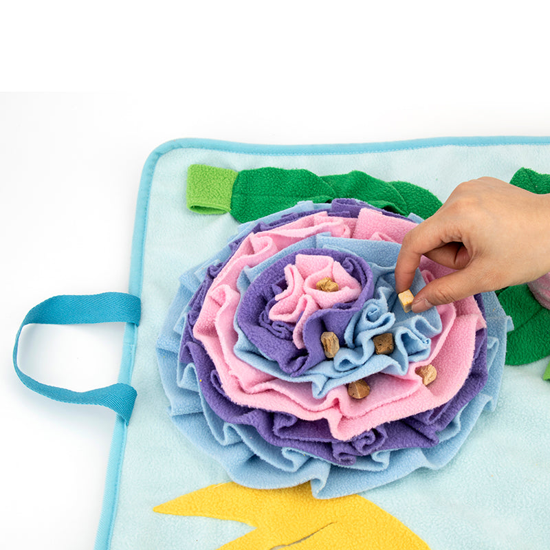 Pet Snuffle Mat For Dogs Sniff Mat Nosework Feeding Mat Slow Feeder Interactive Dog Puzzle Toys For Training And Stress Relief Encourages Na