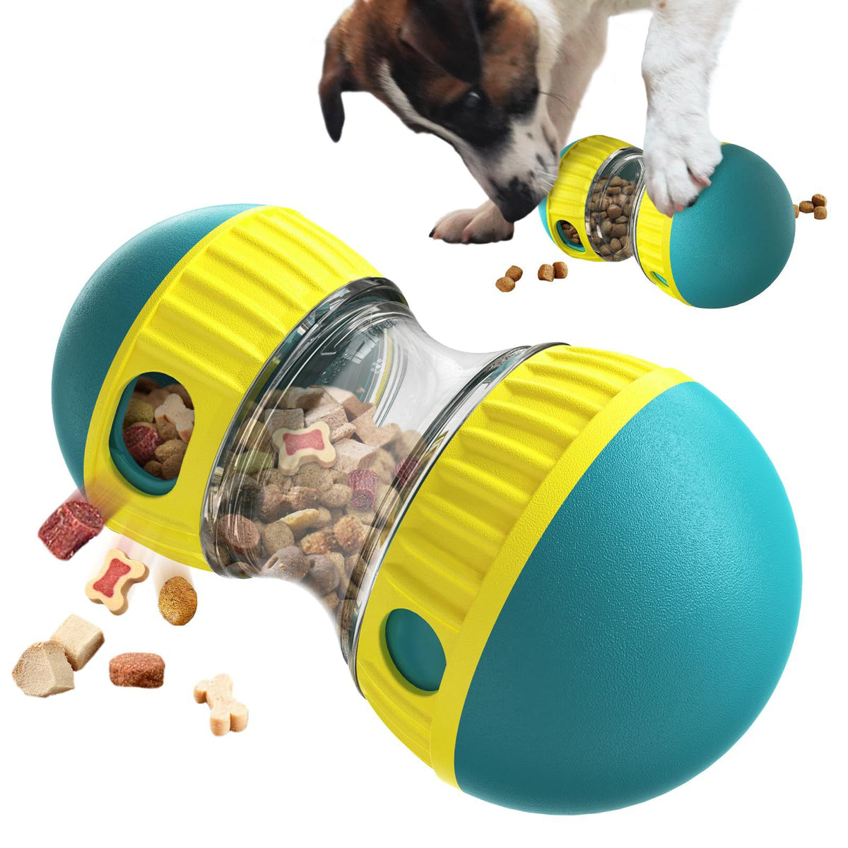 Rotating Dog Food Dispenser Pet Toy