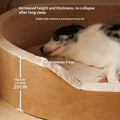 Four-Season Universal Medium-Sized Dog Bed With Removable Lychee-Patterned Leather Liner
