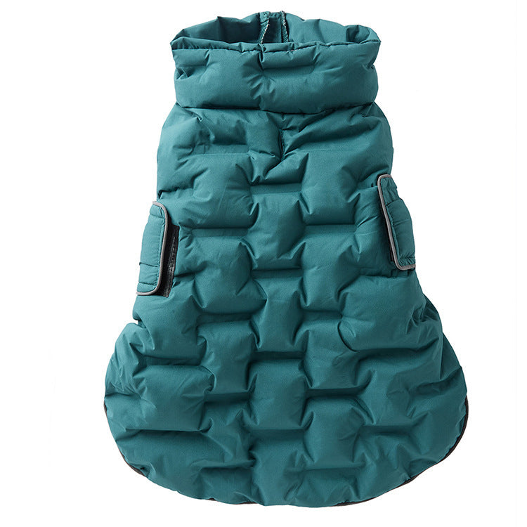 Water and Wind Resistant Hook-and-Loop Dog Jacket
