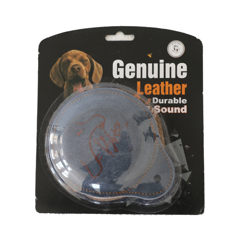 Cowhide Dog Training Toy