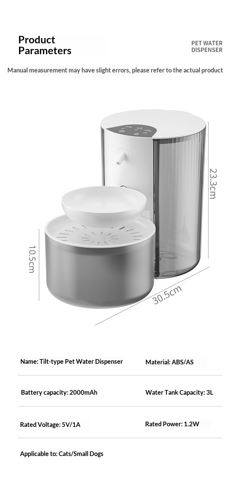 Smart Constant-Temperature 3L Pet Water Fountain